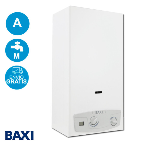 Baxi Serie I Eco 11 L Calentador de gas - ATMOSFÉRICO